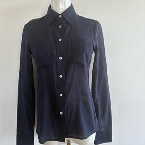 Tory Burch Navy Blouse